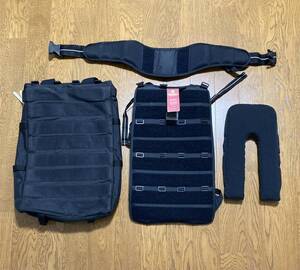 [00s GENERAL RESEARCH] EQUIPMENTS MODULER CARGO BACKPACK エキップメンツ カーゴバックパック リュック ブラック ジェネラルリサーチ