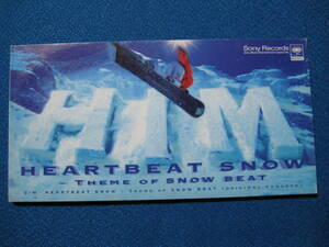 8cmCD●HIM　『HEARTBEAT SNOW ～THEME OF SNOW BEAT』●定形郵便可●0424