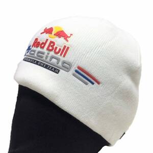 ペペジーンズ Pepe Jeans レッドブル Red Bull Racing レーシング ラバーロゴ ビーニーニットキャップ（ホワイト） [並行輸入品]