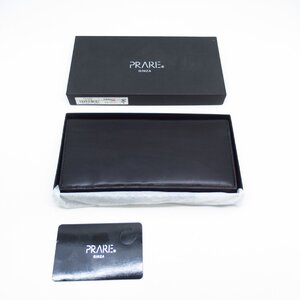 【未使用品】 プレリー 銀座 / 長財布 /NP50017/ 黒 / クロ(01) / PRARE GINZA /牛革 本革 レザー メンズ 紳士財布　ロングウォレット