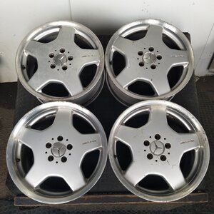 管理番号：S11-62【4本価格】【18×8.5J 18x9.5J 5x112 ET+44/+46 ハブ66】ベンツ純正・AMG Ｗ220等・適格請求書発行可能