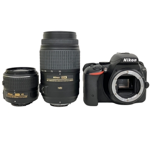 【動作保証】Nikon D5500 ダブルズームキット 一眼レフ デジタル カメラ 18-55mm F3.5-5.6G 55-300mm F4.5-5.6G 中古 良好 S8889697
