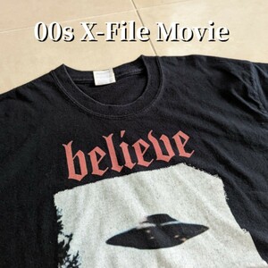 00s UFO believe in nothing Xファイル　映画　ムービー　Tシャツ