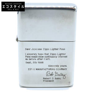 1円 ZIPPO ジッポ 71/100 Bob Galey STERLING メッセージライター ライター シルバー メンズ レディース