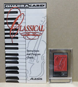 レア＜ALESIS QUADR CARD 「CLASSICAL」 音色ROMカード ＞　