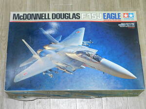 【当時もの】TAMAIYA タミヤ エアクラフトシリーズ 航空自衛隊 F15J イーグル McDONNELL DOUGLAS F15J 1/32スケール プラモデル現状/K949