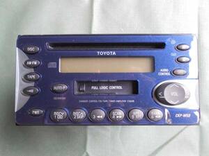 トヨタ純正 ワイドデッキ CD/TAPE カセット CKP-W59