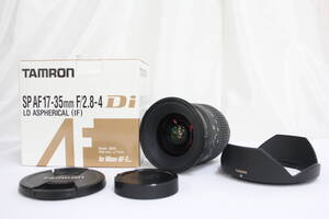 【光学美品】 【元箱付き】タムロン Tamron SP AF ASPHERICAL Di 17-35mm F2.8-4 ニコンマウント レンズ v5786