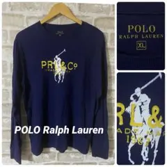 POLO Ralph Lauren キッズXL 長袖Tシャツ　ペイント　ロゴT