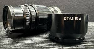 KOMURA f=135mm 1:3.5 TELEMORE x1.5 FOR UNIDAPTER コムラ カメラレンズ #2569