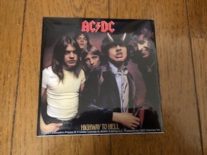 AC/DC 『Highway To Hell 4 x 4 inch Sticker』ステッカー / シール【未使用】公式グッズ