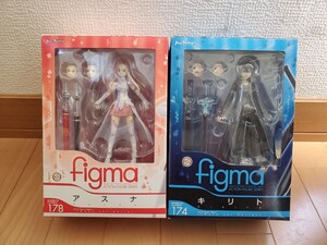 【絶版美品】SAO ソードアートアートオンライン キリトアスナ figma フィギュア マックスファクトリー アニメ ねんどろいど