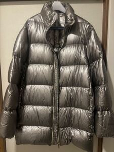 モンクレール　リックオウエンス　コラボ　ダウンジャケット　2サイズ　メタリックシルバー　希少 MONCLER RICK OWENS