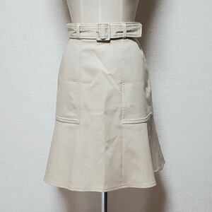 JILL STUART ジルスチュアート ベージュ アリサスカート サイズ0（約Sサイズ相当） ユーズド品