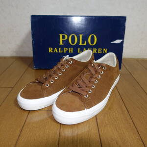 POLO スニーカー LONGWOOD 茶 US7