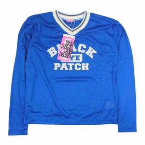 ブラック アイ パッチ Black Eye Patch BEPW-LT03 HOCKEY JERSEY カレッジ ロゴ ダブルフェイスメッシュ 長袖Ｔシャツ【未使用】【中古】