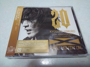 〇　氷室京介　未開封新品 CD 2枚組　【　20th Anniversary ALL SINGLES COMPLETE BEST　JUST MOVIN