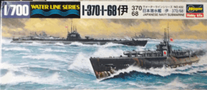 ハセガワ/1/700/ウォーターラインシリーズNO.432日本帝国海軍潜水艦伊-360/伊-68/未組立品