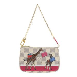 【中古】LOUIS VUITTON ルイヴィトン 小物 セカンドバッグ/ポーチ/クラッチ N62200 leather ミニ ポシェット・アクセソワール