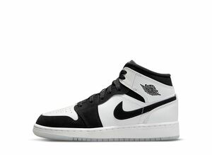 Nike GS Air Jordan 1 Mid "Omega/Black/White" 22.5cm DN4321-100