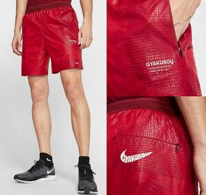 最後 S NIKE GYAKUSOU ショート 検 ランニング パンツ アンダーカバー ショーツ UNDERCOVER 高橋盾 ギャクソウ レディース人気 深赤 レッド