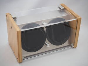 Watch Winder Smith ウォッチワインダー 時計自動巻き上げ機 2本巻き 竹製