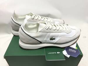 Lacoste ラコステ シューズ スニーカー 白 未使用品 SM00401 42A 26.5 センチ USA8 UK9 汚れ有り