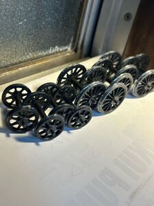 鉄道模型部品　OJゲージ　スポーク車輪　10軸　ジャンク