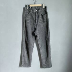 THE NEWHOUSE 2nd JEAN デニムパンツ ザニューハウス 25 ブラックフェード グレー ストレッチ ストレート