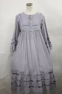 Katie / ASHBURY ethnic dress F ラベンダーグレー H-24-06-01-1016-LO-OP-KB-ZH