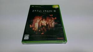 ●新品！XBOX！FATAL FRAME Ⅱ 2！零 紅い蝶 眞紅の蝶 テクモ SERIES X ONE 下位互換