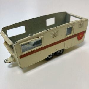 MATCHBOX マッチボックス トレーラーキャンピングカー 部品欠品 牽引 made in England トミカサイズ