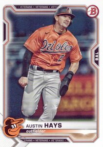 2021 Bowman オースティン・ヘイズ Austin Hays #50