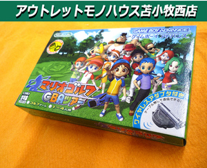 GBA ソフト マリオゴルフ GBAツアー 箱・説明書・動作未確認ワイヤレスアダプタ付き 中古 苫小牧西店