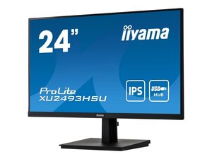 【中古】マウスコンピューター iiyama モニター ディスプレイ XU2493HSU-B1(23.8型/IPS方式ノングレア非光沢/広視野角/ティ