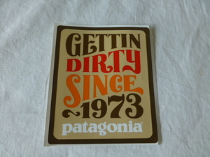 patagonia GETTIN DIRTY ステッカー GETTIN DIRTY patagonia GETTIN DIRTY SINCE ～ 1973 patagonia パタゴニア PATAGONIA patagonia 