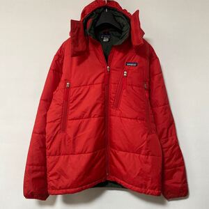 美品 2001 年 パタゴニア パフジャケット M patagonia PUFF JACKET ビンテージ vintage ヴィンテージ 中綿 パイピング レッド mars