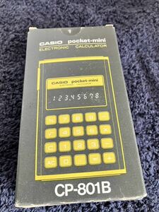 CASIO pocket-mini CP-801B カシオ ポケットミニ 未使用品 デッドストック レア物