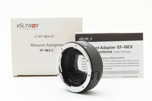 ★極上美品★ VILTROX EF-NEX II MOUNTO ADAPTER ビルトレックス Canon EFレンズ-NEXボディ Eマウント 電子接点付きマウントアダプター