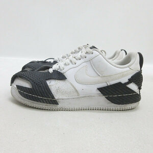 Q■【26cm】NIKE/ナイキAIR FORCE1 インデストラクト エアフォース1 レザースニーカー■白MENS/14【中古】