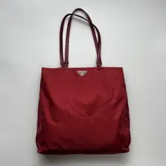 美品 PRADA トートバッグ ハンドバッグ テスートナイロン ROSSO