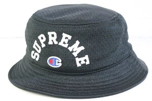 ☆619☆ Supreme × Champion Mesh Crusher メッシュクラッシャー ハット Black 黒 L/XL