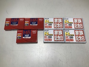 8㎜ビデオカセットテープ4本＋ハイエイト3本セット P6-180KHG/P6-180HMP3