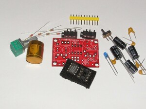 オーディオ アンプ自作キット　　1.6Vから動作。　1990年代の音をTDA7050で再現：　電池2本(3V）用ウオークマンアンプ：　RK-246