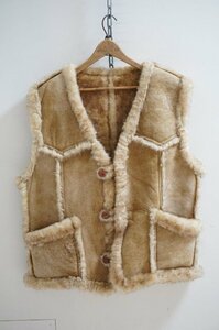 △ヴィンテージ WESTERN SHEARLING ムートンベスト