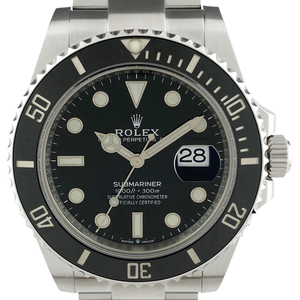 ロレックス ROLEX サブマリーナ デイト 126610LN 腕時計 SS 自動巻き ブラック メンズ 【中古】