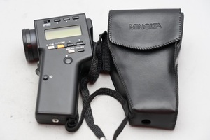 ☆通電OK☆ ミノルタ スポットメーター M　MINOLTA SPOTMETER M 超希少な露出計　ケース付き　現状販売品　おススメの1品　お見逃しなく