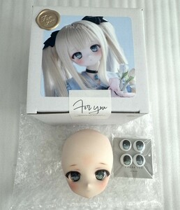 冬萌様製　DDH01カスタムヘッド　セミホワイト肌　アイ