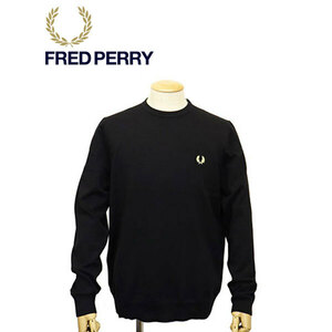 FRED PERRY (フレッドペリー) K9601 CLASSIC CREW NECK JUMPER クルーネック セーター FP523 198BLACKS