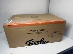 新品 未使用 フィスラー (Fissler) 圧力鍋 ビタクイック プレミアム 3.5L ＋ ガラスフタ 22cm セット ガス IH 対応 2～3人向 ステンレス